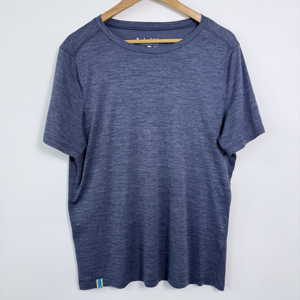 Chubbies Performance T Shirt Mens Size L Heathered Blue The Weekend Has Arrived